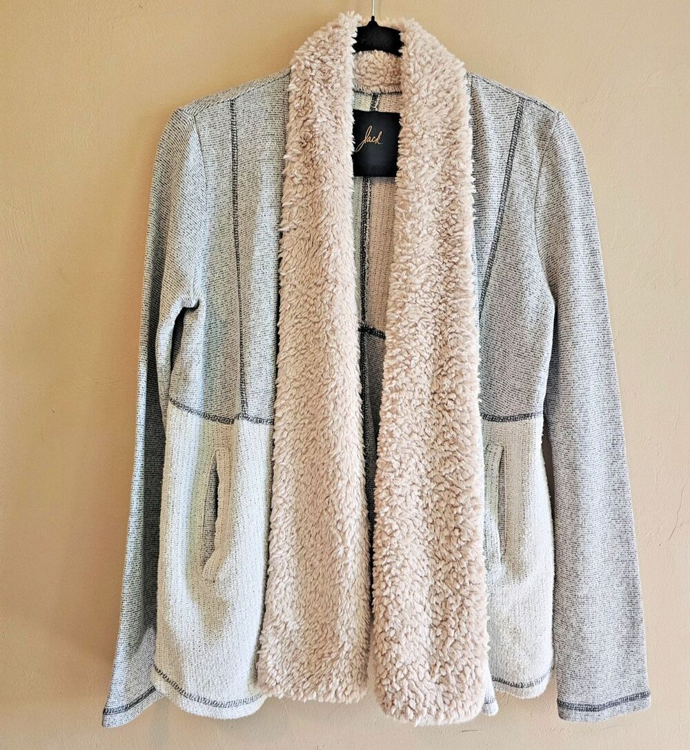 Jack By BB Dakota color block jacket - Size S - Small -sherpa collar